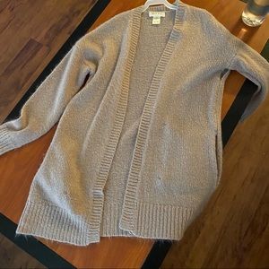 Tan Cardigan Sweater